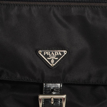 Prada Nylon Vela Messenger Black 9 of 9
