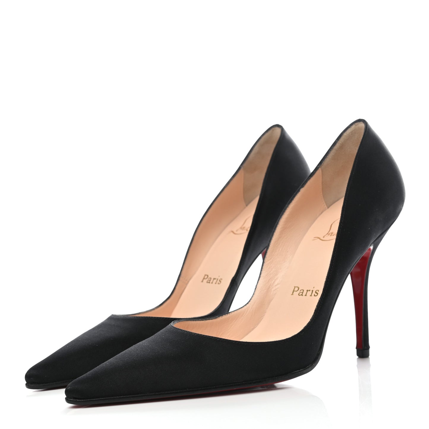 Satin Decollete 554 100 Pumps 37.5 Black