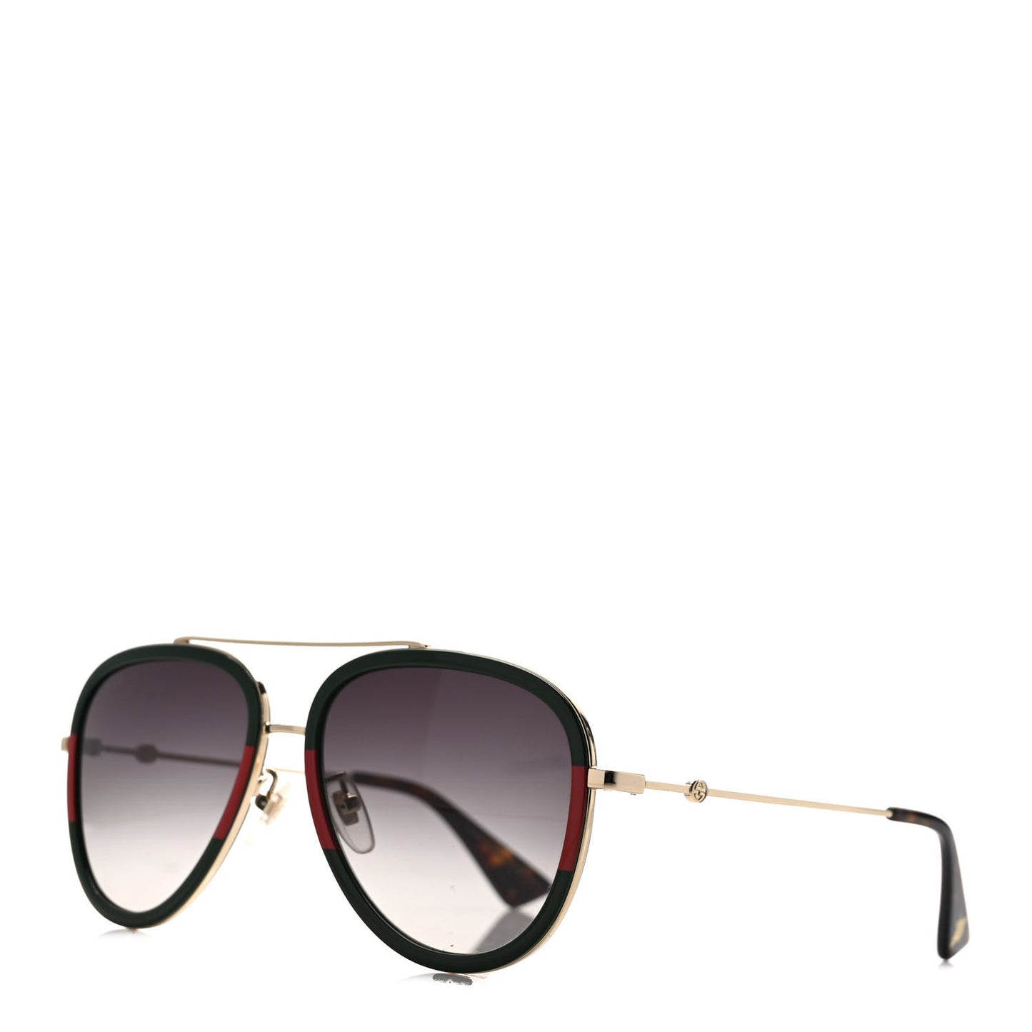 Acetate Web Aviator Sunglasses GG0062S Green Red