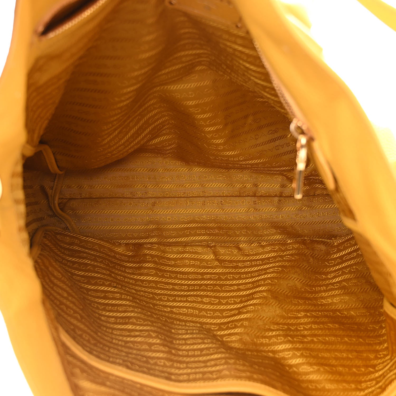 Prada Vitello Daino Shopping Tote Mimosa 5 of 12