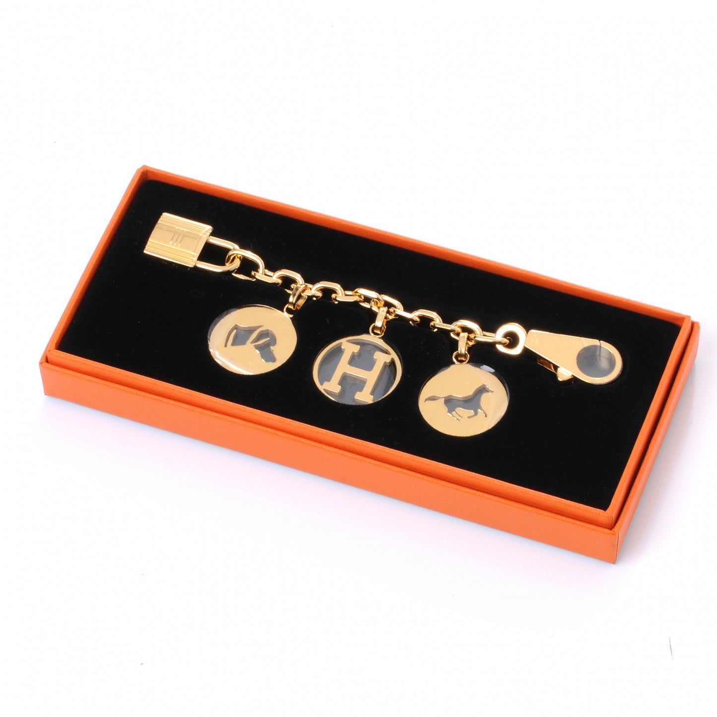 Breloque Bag Charm Gold