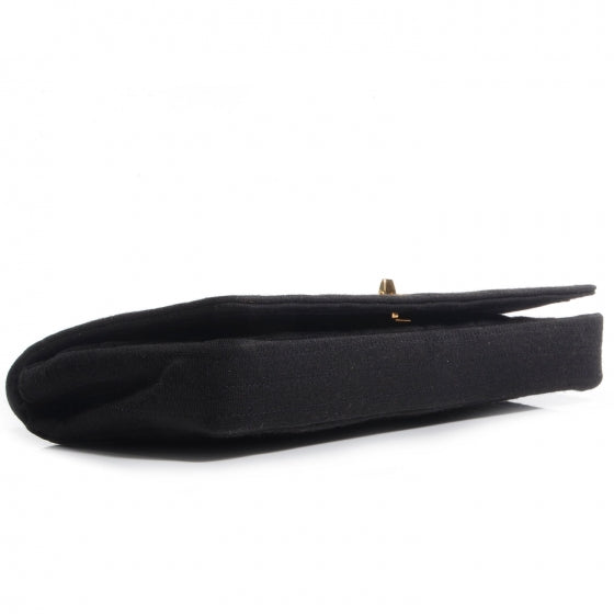 Chanel Jersey Clutch Black 4 of 7
