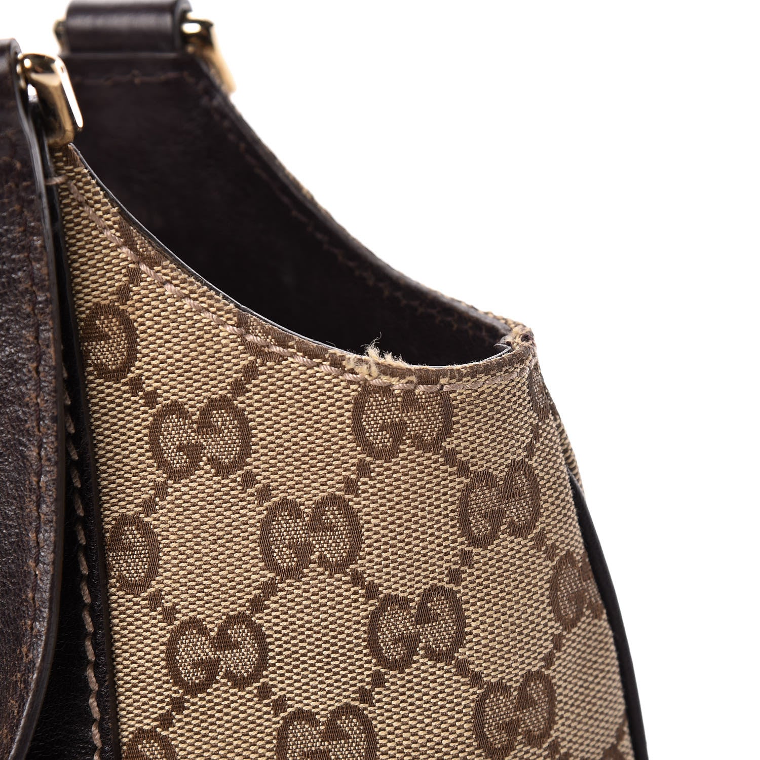 Gucci Monogram GG Royal Hobo Dark Brown 15 of 16