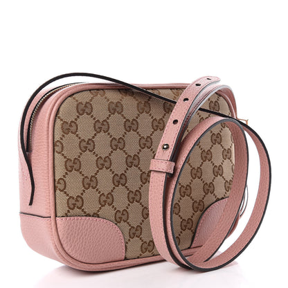Gucci Monogram Mini Bree Messenger Bag Beige Soft Pink 3 of 9