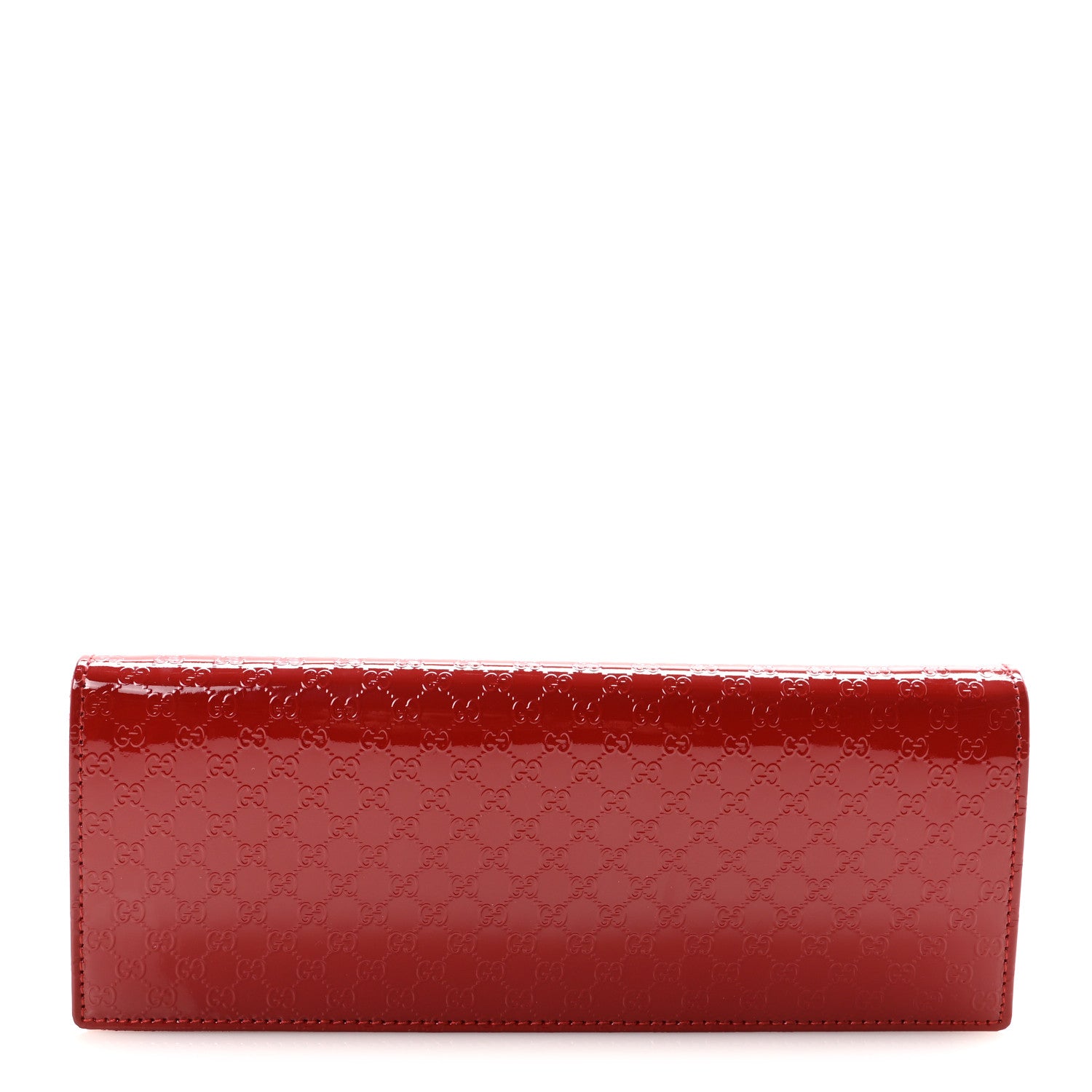 Gucci Patent Microguccissima Small Broadway Clutch Red 1 of 7