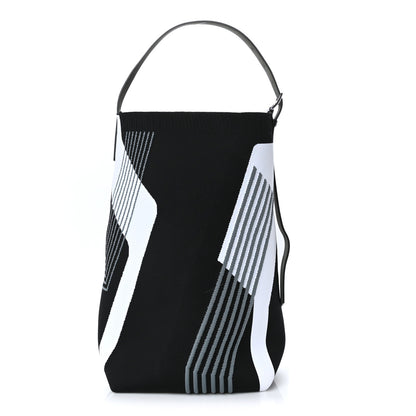 Hermes Technical Mesh Hunter Calfskin Etriviere Dynamo Shoulder Bag MM Black 1 of 8