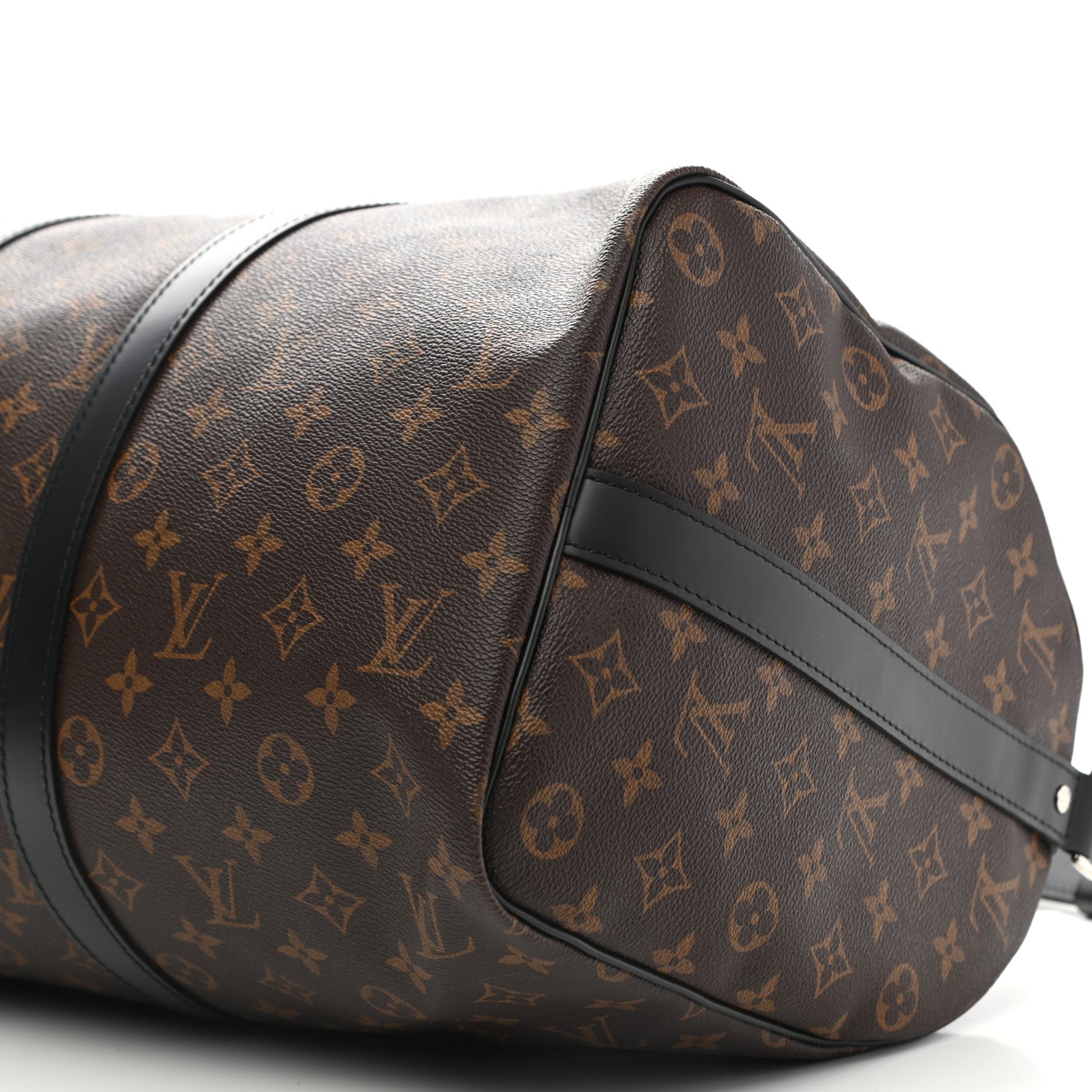 Louis Vuitton Monogram Macassar Keepall Bandouliere 45 10 of 12