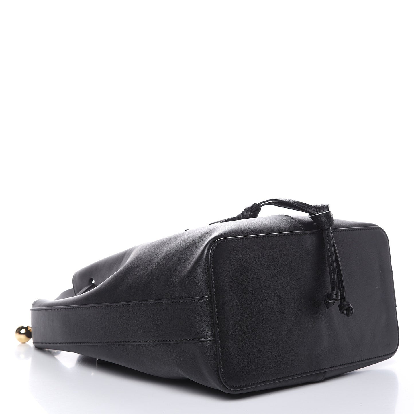 Calfskin Gala Medum Bucket Bag Black