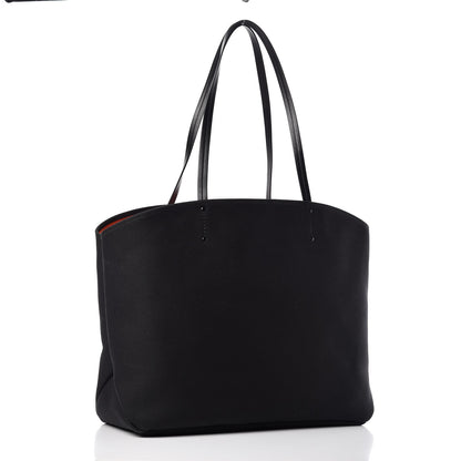 Prada Canapa Monkey Print Large Soft Tote Black 4 of 11