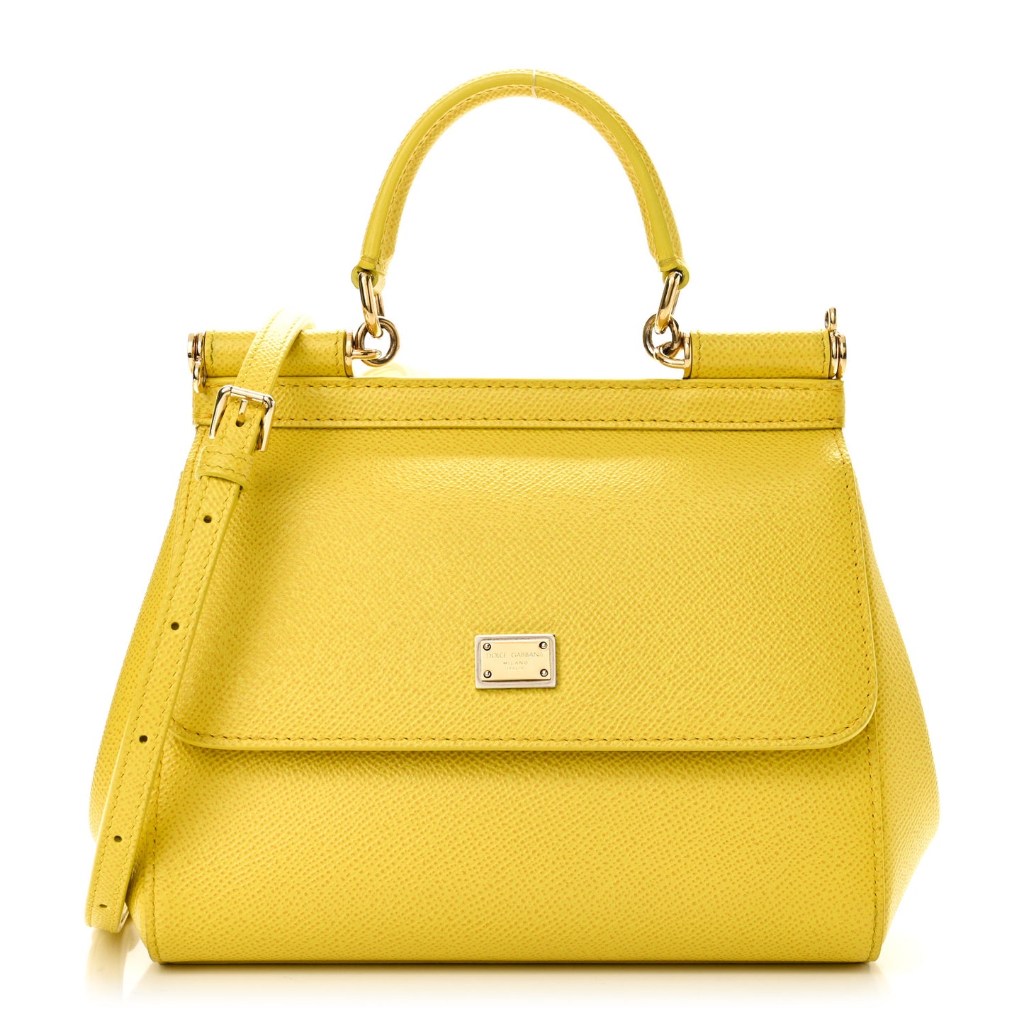 Dauphine Small Miss Sicily Satchel Yellow