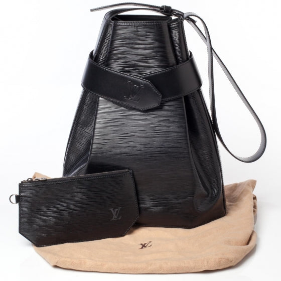 Louis Vuitton Epi Sac D'Epaule Black 10 of 10