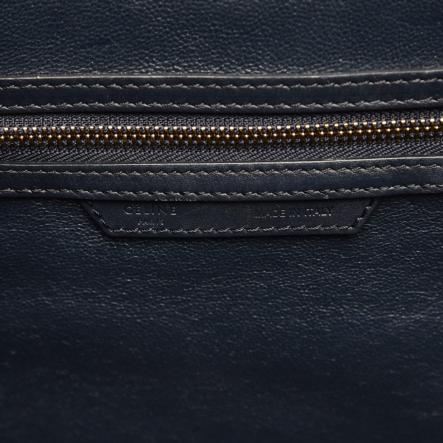 Celine Smooth Calfskin Mini Luggage Navy 7 of 15