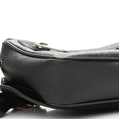 Gucci Soft GG Supreme Monogram Web Belt Bag Black Grey 9 of 10