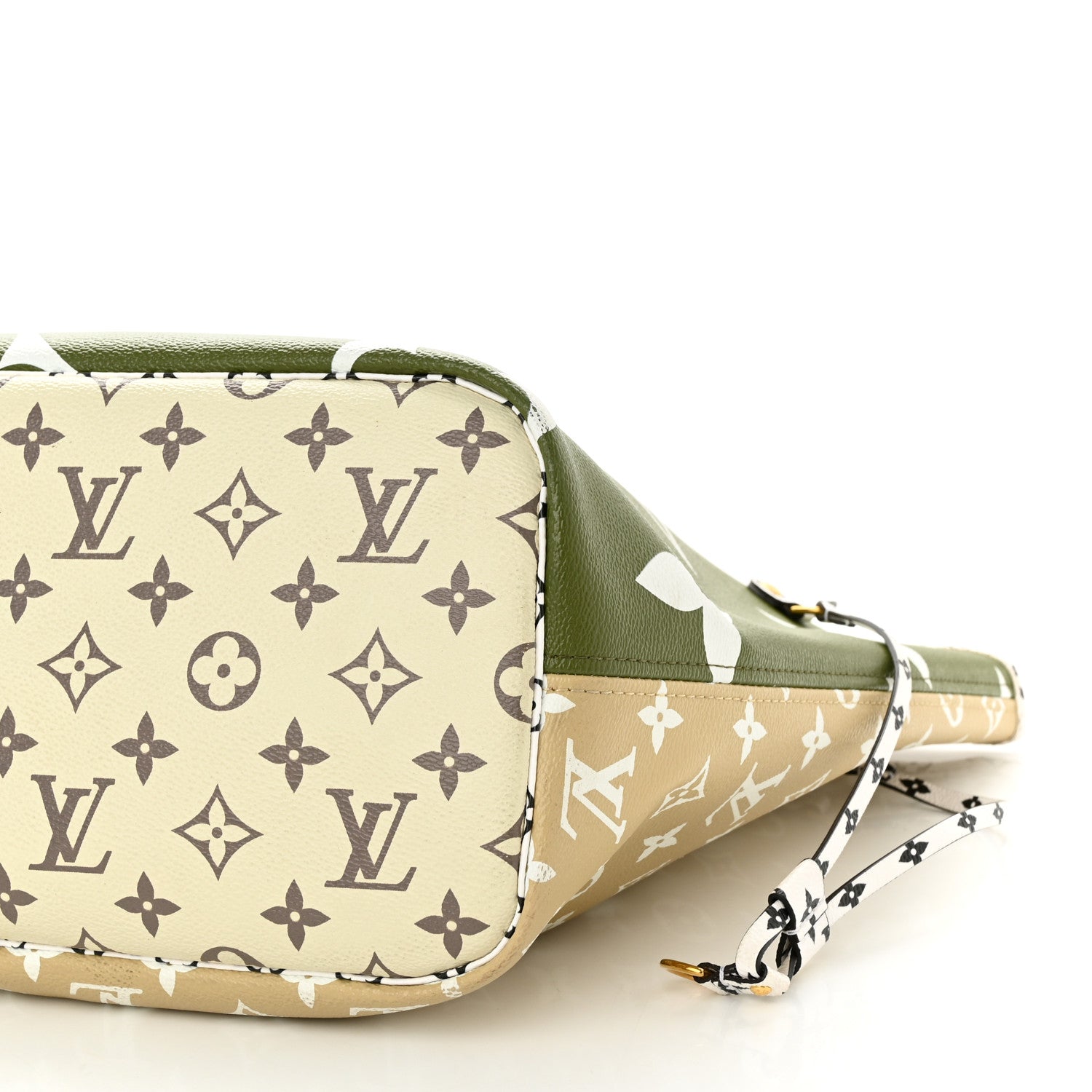 Louis Vuitton Monogram Giant Neverfull MM Kaki 10 of 10