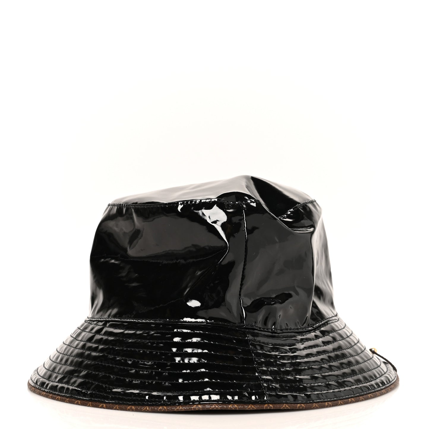 Patent Monogram Bob Bucket Hat S Black