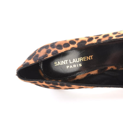 Saint Laurent Calf Hair Leopard Print Opyum 110 Pumps 36 Brown 7 of 9