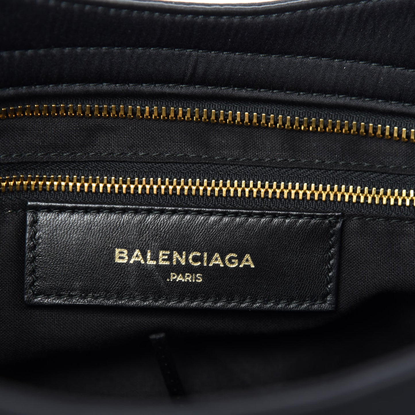 Satin Classic Gold Hardware City Black