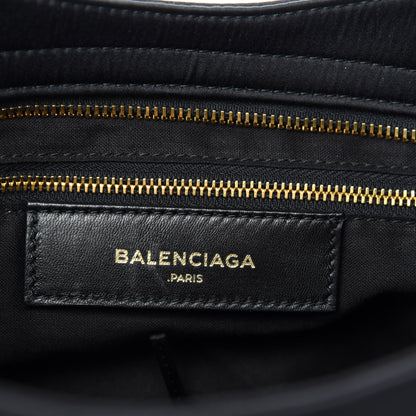 Balenciaga Satin Classic Gold Hardware City Black 8 of 10