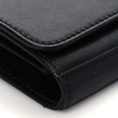 Fendi Vitello Liberty Lucido F is Fendi Wallet on Chain Black 9 of 10