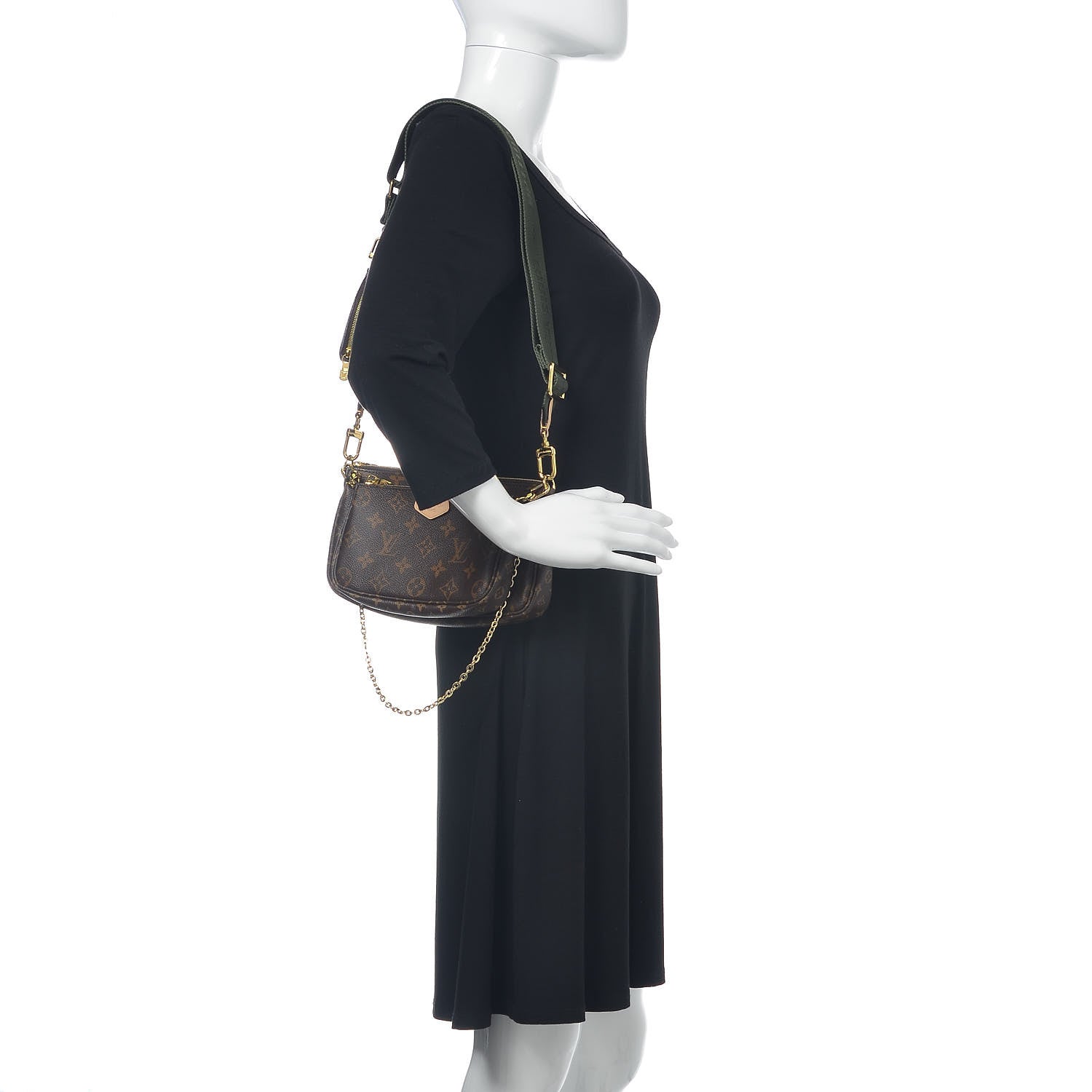 Louis Vuitton Monogram Multi Pochette Accessories Kaki 2 of 11