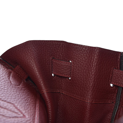 Hermes Fjord HAC Birkin 45 Rouge H 17 of 43