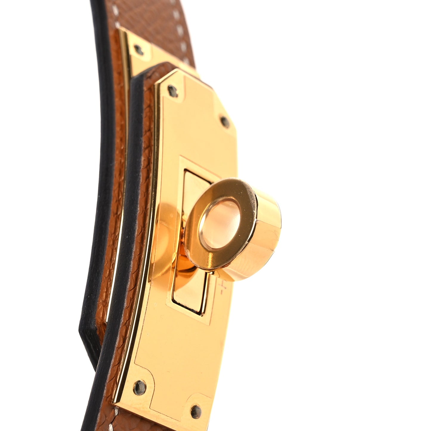 Epsom Kelly Belt Gold