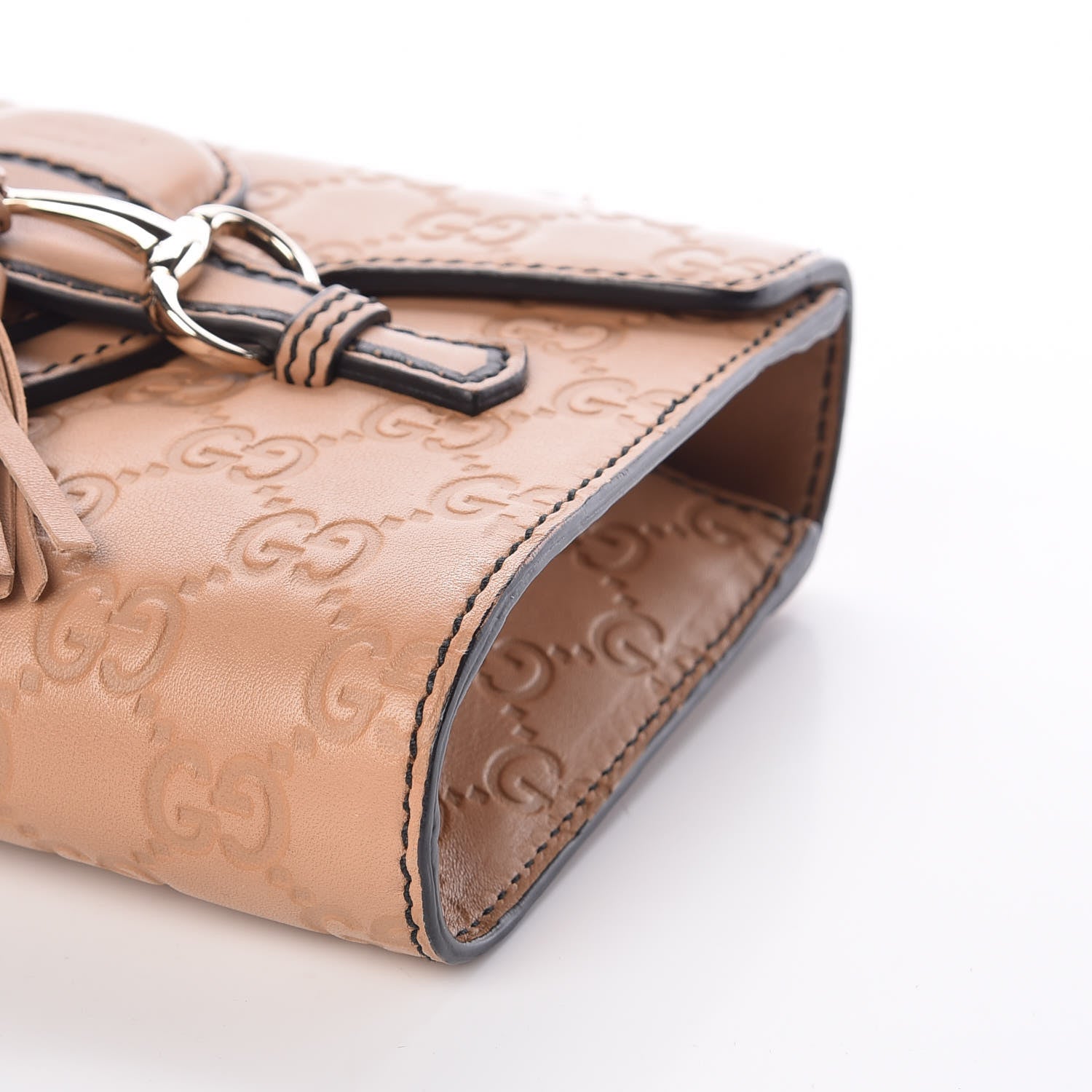 Gucci Guccissima Mini Emily Chain Shoulder Bag Camelia 10 of 11