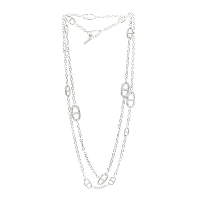 Hermes Sterling Silver Farandole Necklace 120 5 of 9