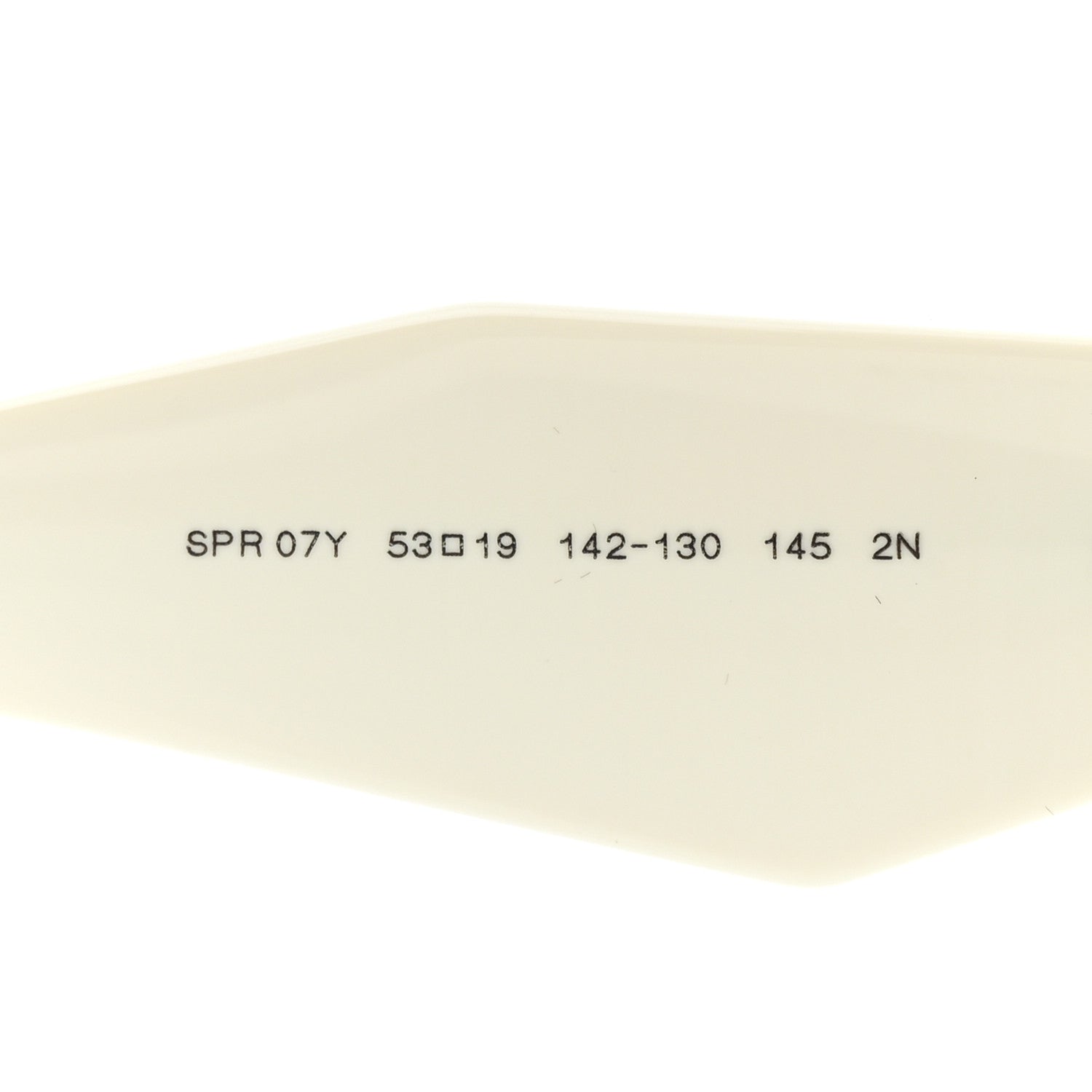 Prada Acetate Symbole Sunglasses SPR 07Y-F White White 6 of 9