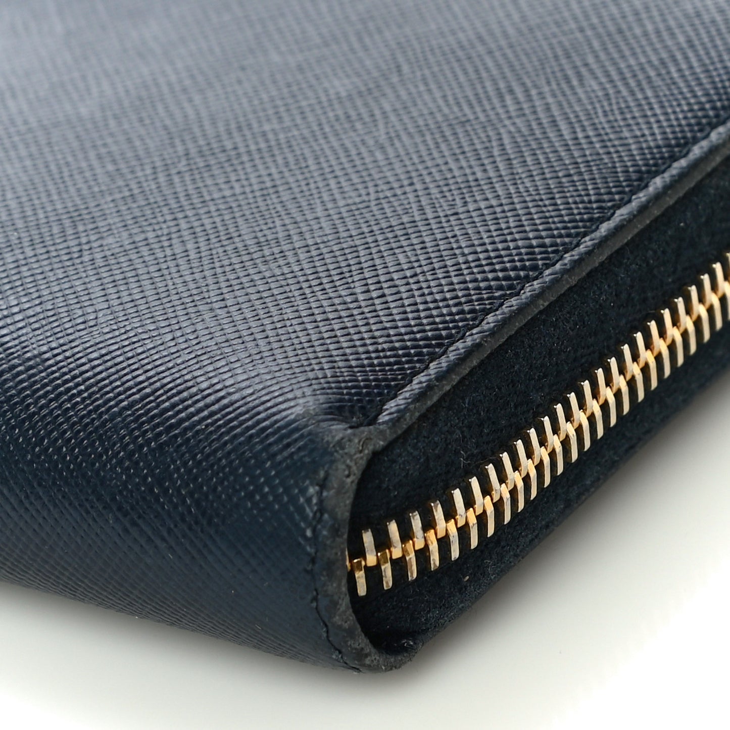 Saffiano Metal Zip Around Wallet Baltico