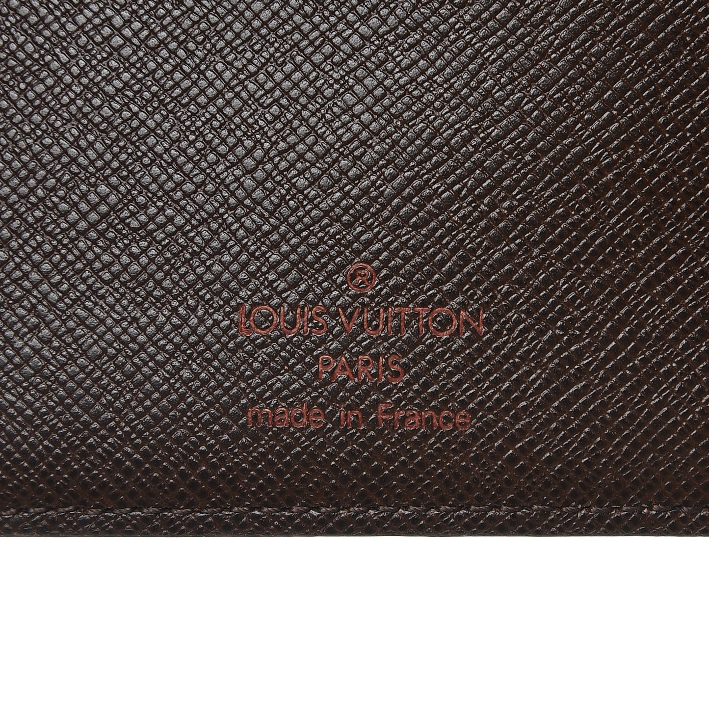 Damier Ebene Medium Ring Agenda Cover