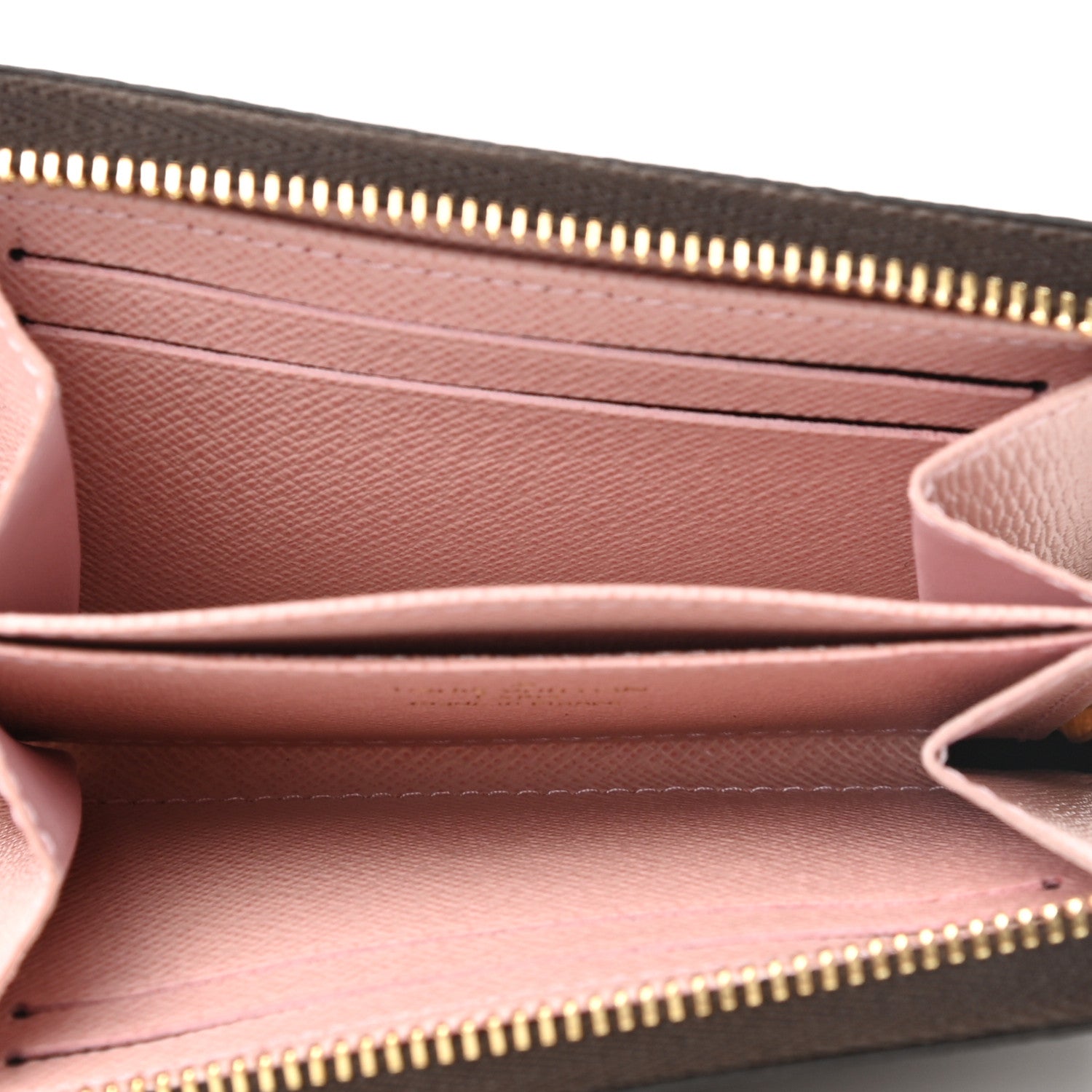 Louis Vuitton Damier Ebene Zippy Coin Purse Rose Ballerine 5 of 7