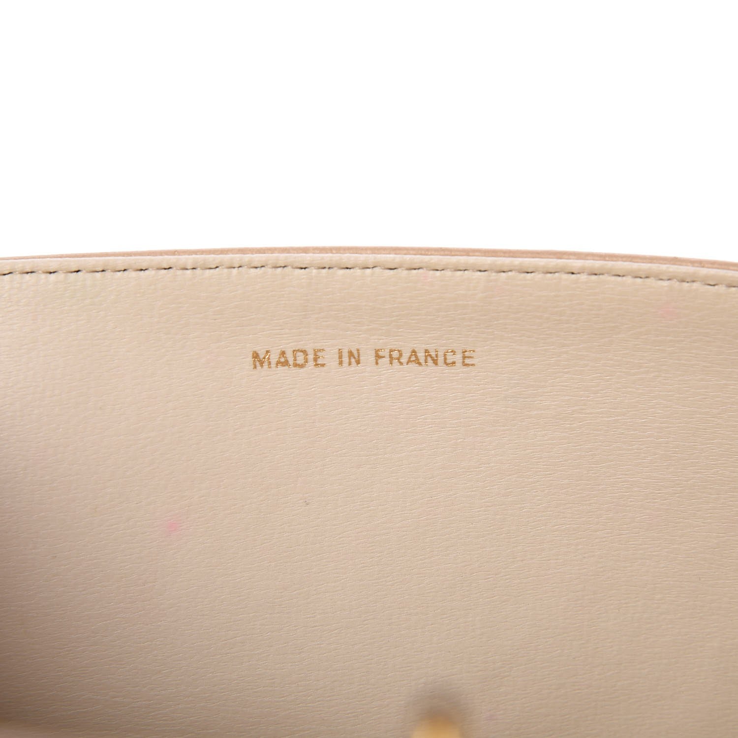 Chanel Lambskin Quilted Mini Flap Beige 7 of 15