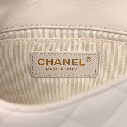 Chanel Lambskin Quilted Mini My Precious Flap White 5 of 23