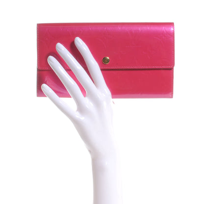 Louis Vuitton Vernis Sarah Wallet Fuchsia 2 of 8