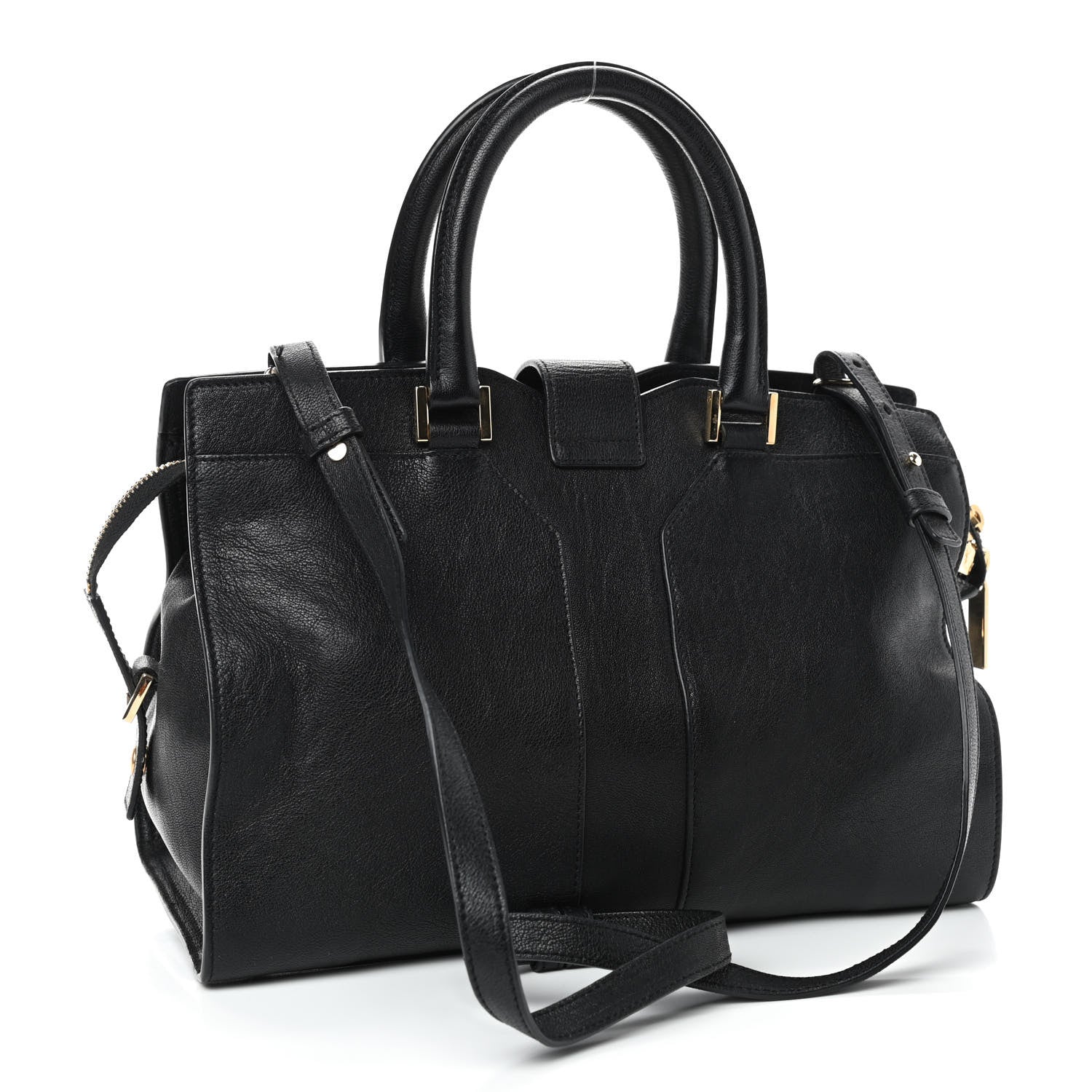 Saint Laurent Sheepskin Small Cabas ChYc Black 3 of 9