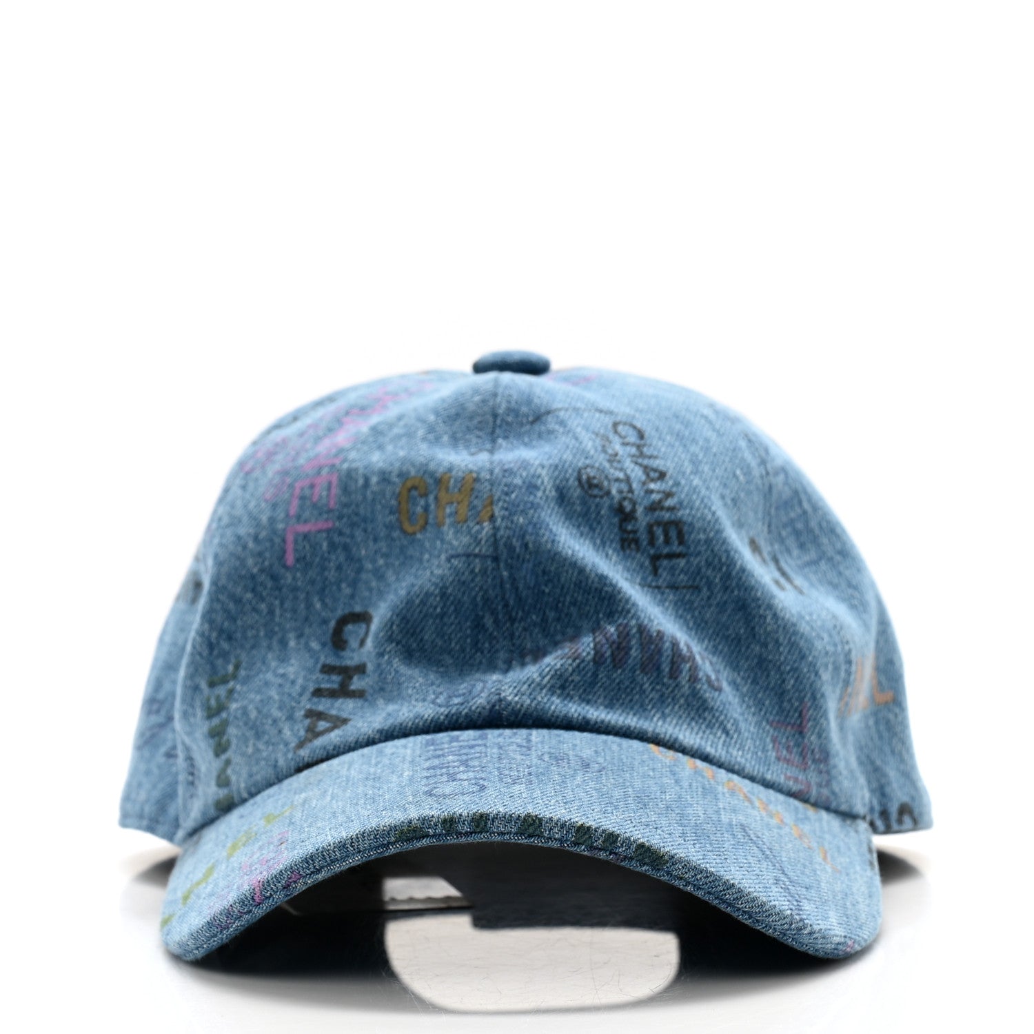 Chanel Denim Mood Cap Hat Blue 3 of 8
