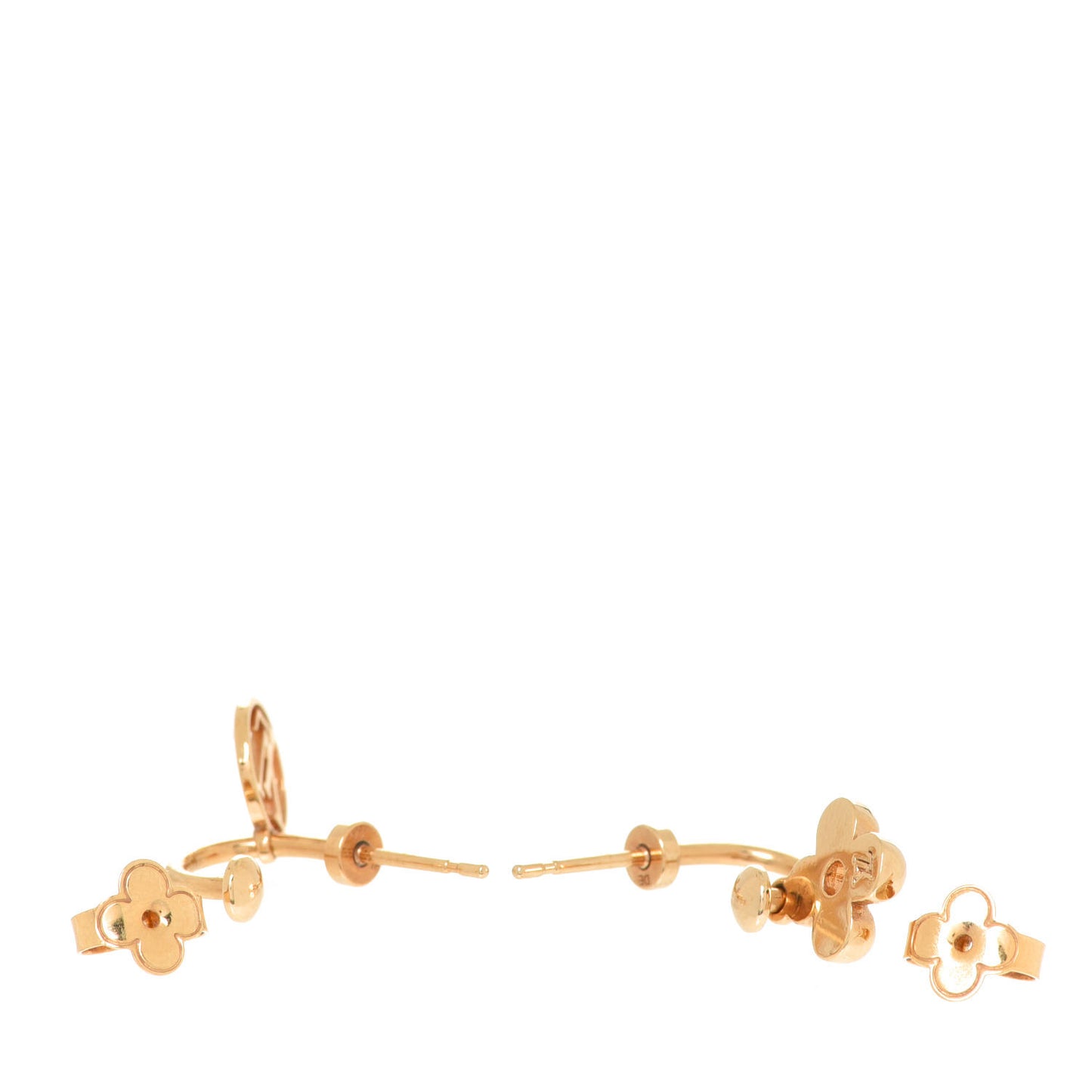 Brass Blooming Earrings Gold