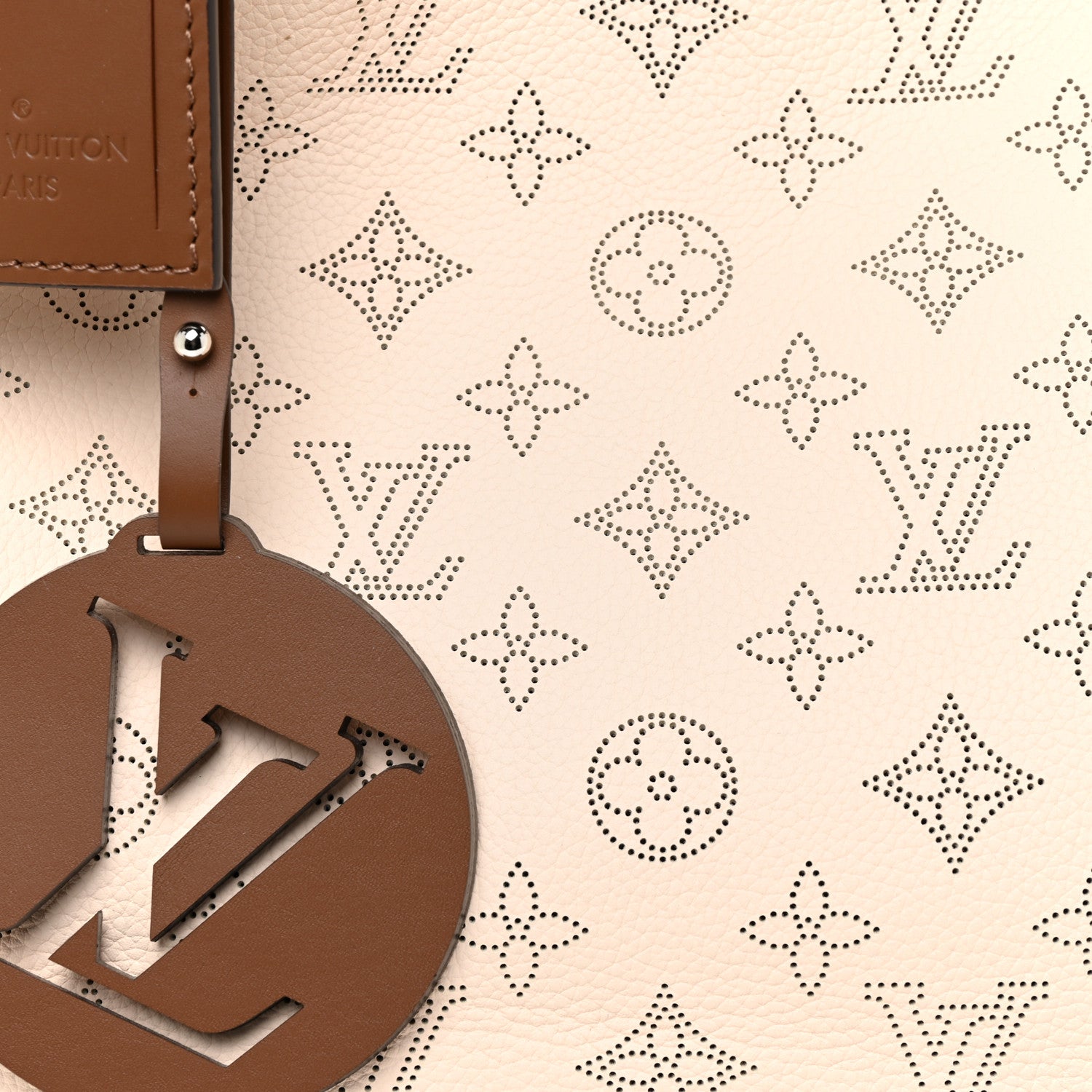 Louis Vuitton Mahina Carmel Hobo Creme 7 of 10