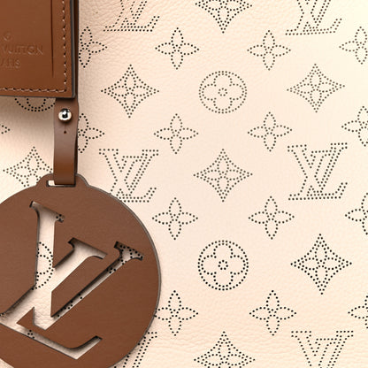 Louis Vuitton Mahina Carmel Hobo Creme 7 of 10
