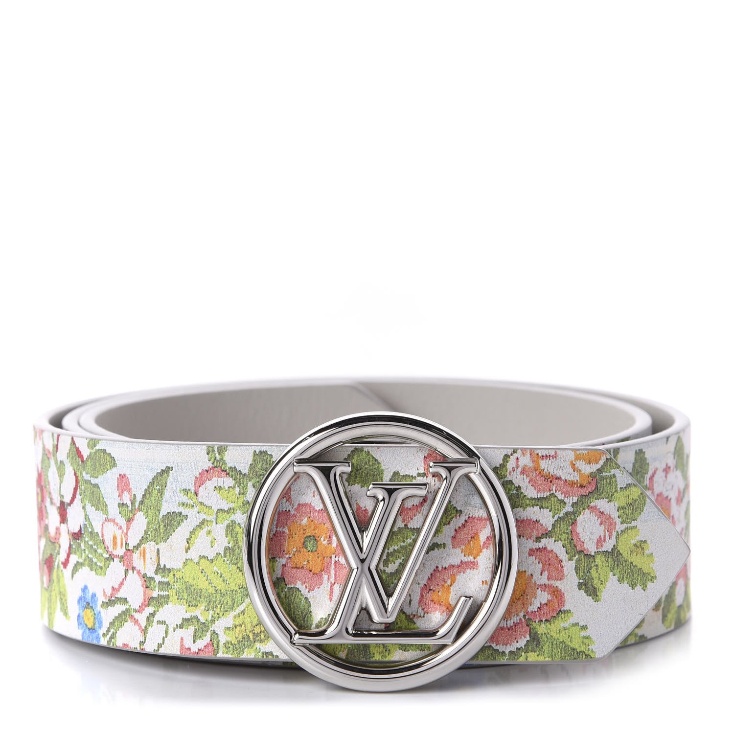 Louis Vuitton Calfskin 40mm LV Circle Belt 85 34 1 of 6