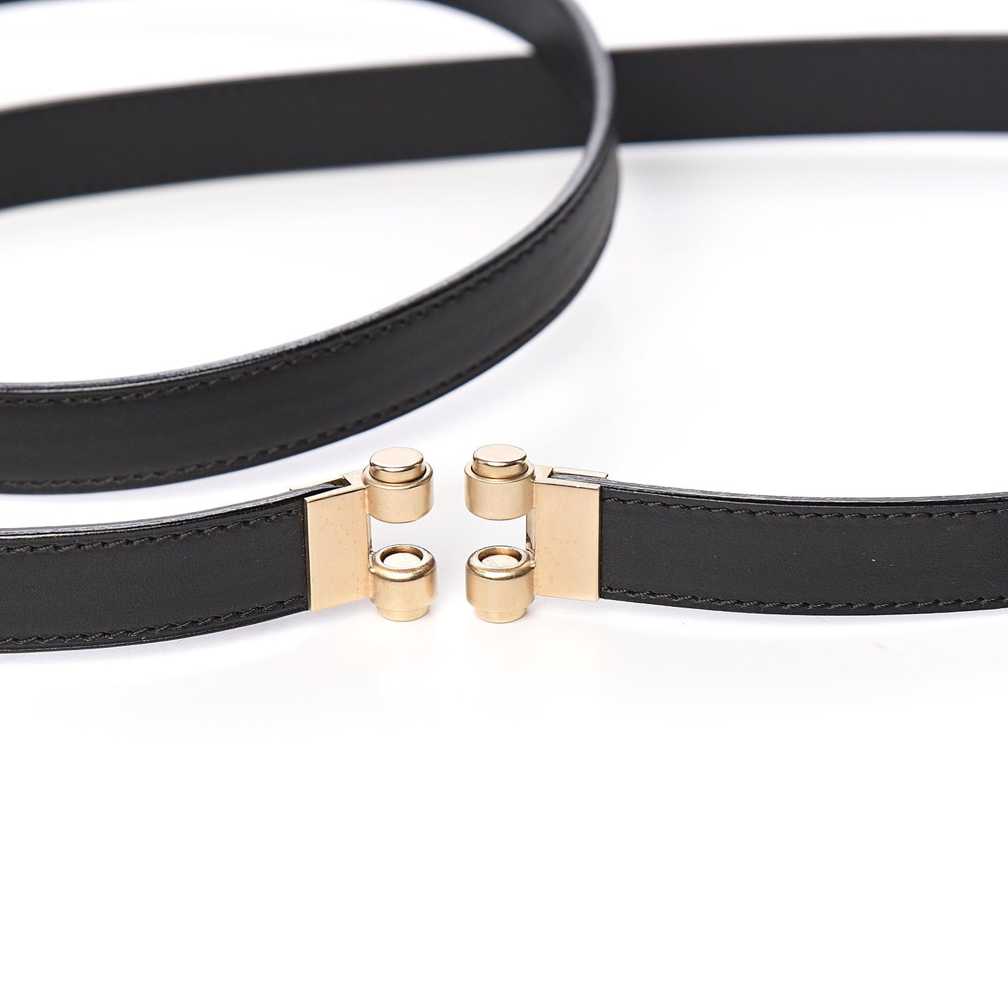 Calfskin Adjustable Speedy Cube Shoulder Strap Black