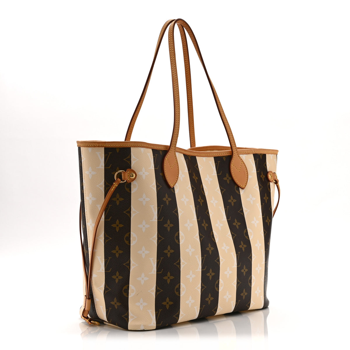 Louis Vuitton Monogram Rayures Neverfull MM 3 of 10