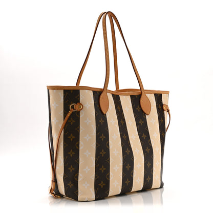 Louis Vuitton Monogram Rayures Neverfull MM 3 of 10