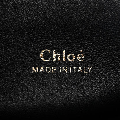Chloe Grained Calfskin Small Edith Top Handle Bag Black 6 of 9