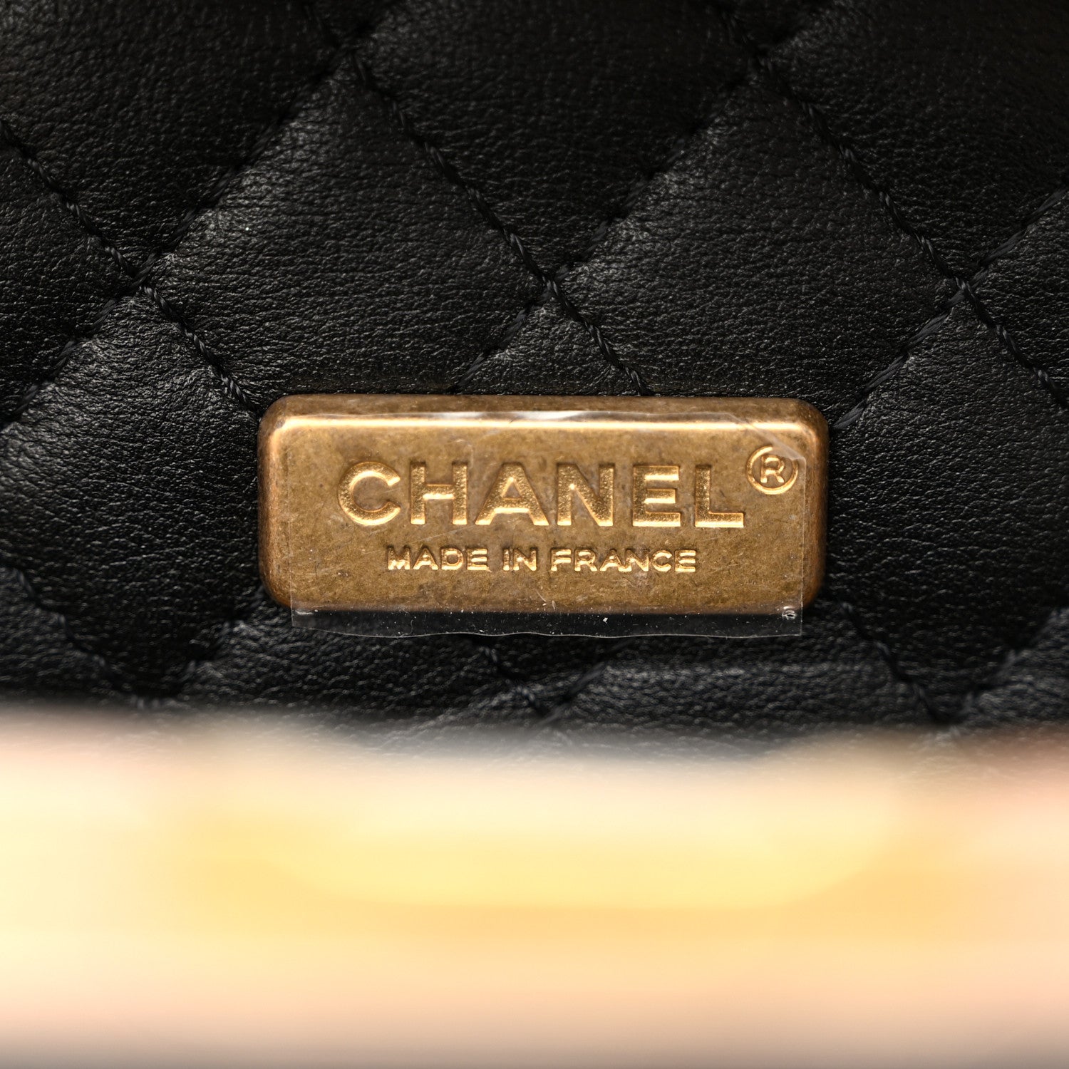 Chanel Beech Wood Lambskin Small CC Vanity Case Black 6 of 11