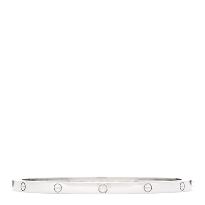 Cartier 18K White Gold Small LOVE Bracelet 17 1 of 4