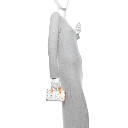 Louis Vuitton Monogram Multicolor Mini Sac HL Speedy White 2 of 9