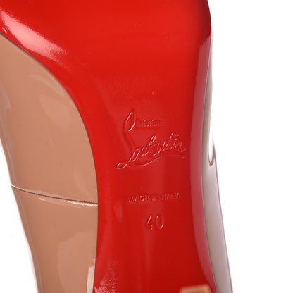 Christian Louboutin Patent Pigalle 85 Pumps 40 Nude 6 of 7