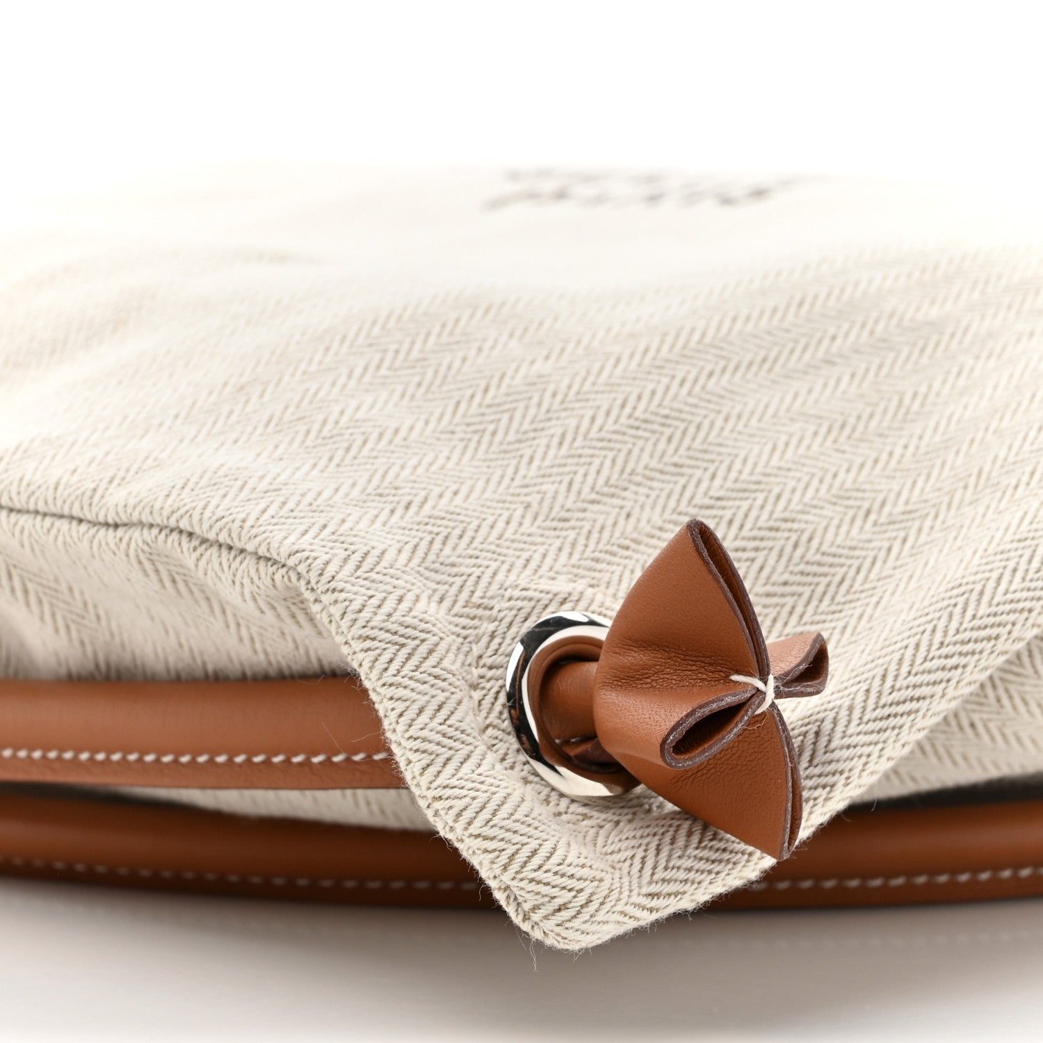 Hermes Canvas Swift Aline Grooming Bag Gold 8 of 9